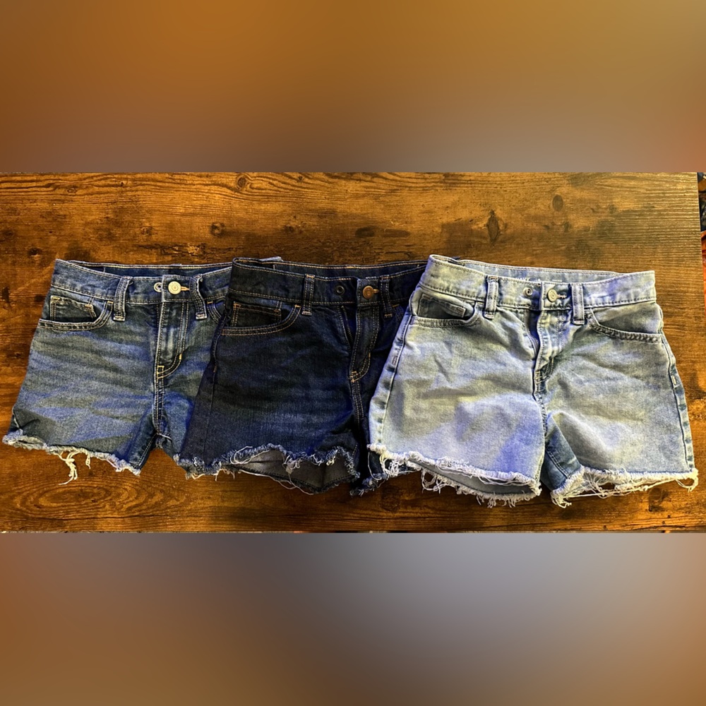 3 pairs of girls size medium (8) shorts from Old Navy EUC